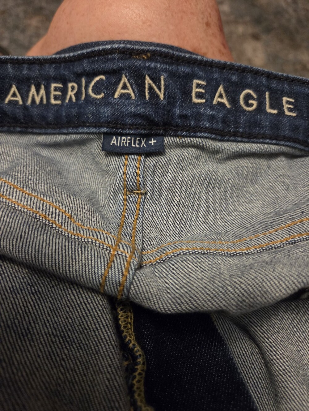 American Eagle Outfitters Men’s Indigo Straight Jeans 38x32 - Picture 3 of 5